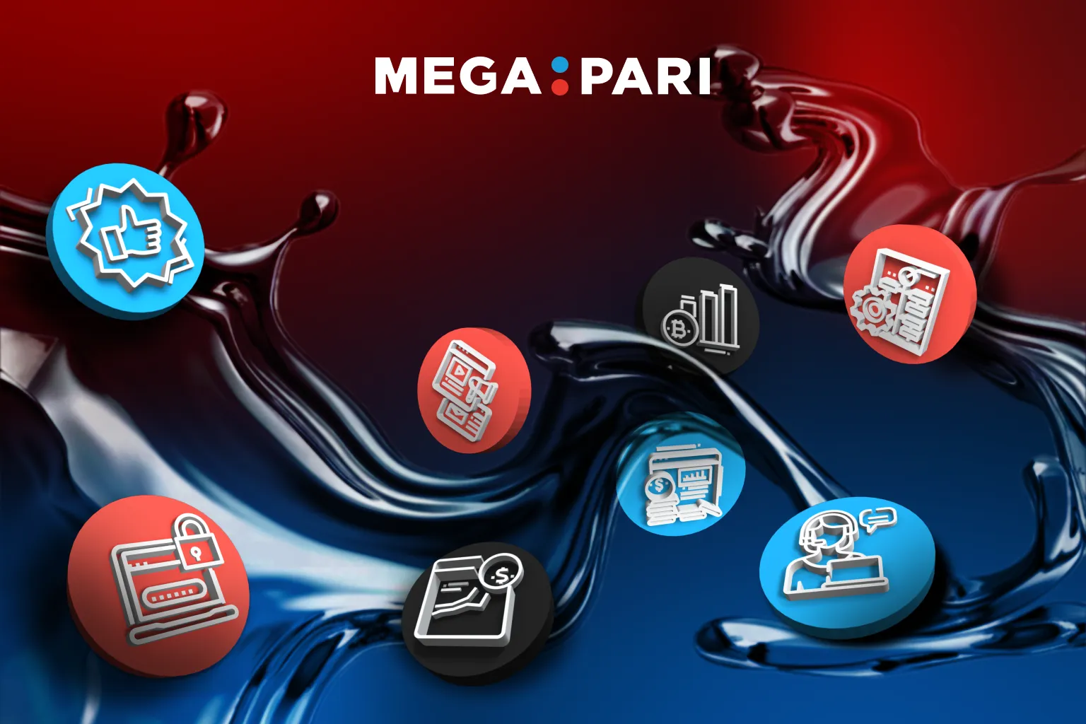 Megapari affiliate programı üzerinden kazanç sağlayan dijital ortaklar için tasarlanmış illüstrasyon