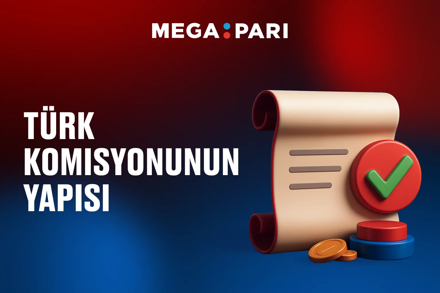 Türk pazarı için Megapari ortaklık programı komisyon oranlarını simgeleyen çizim