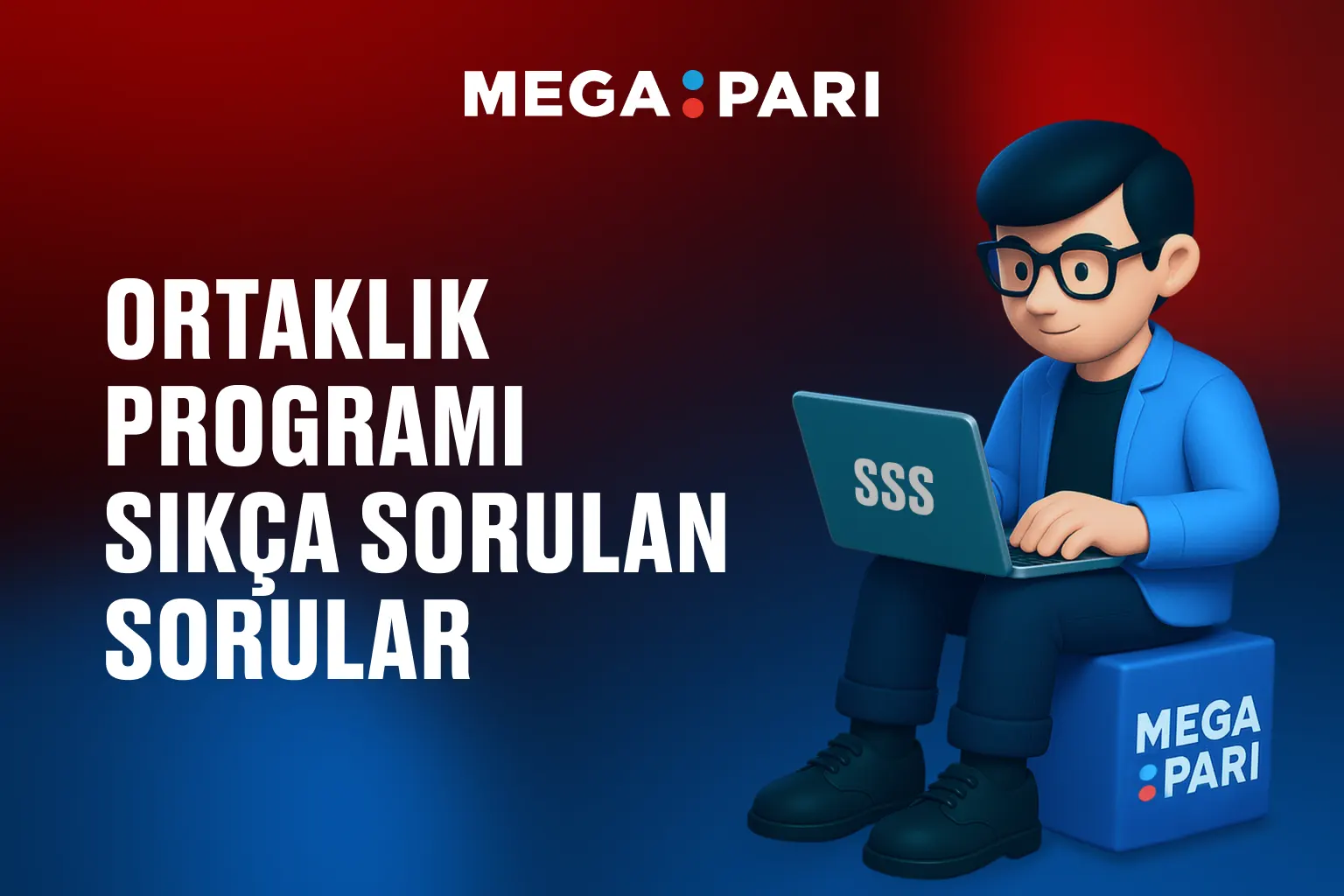 Megapari affiliate hakkında sıkça sorulan soruların açıklamalı infografiği