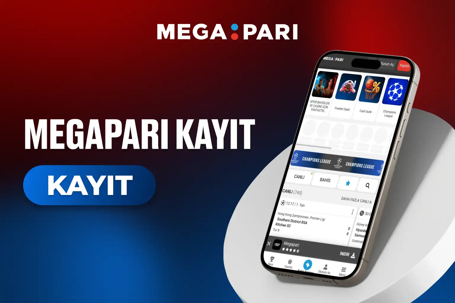 Megapari Registration Promosyon Görseli